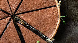 A chocolate tart