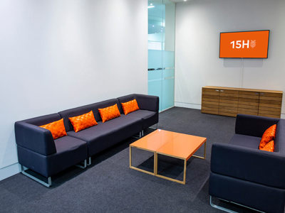 15Hatfields meeting room with sofas and coffee table