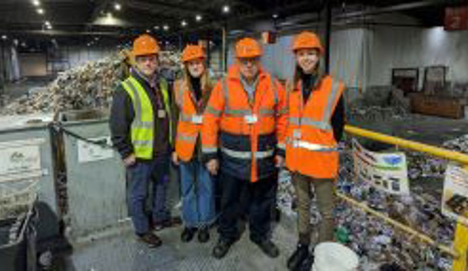 Our tour of the Lea Riverside recycling facility led by Bywaters and Pulse Environmental