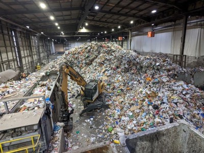 Bywaters' Materials Recovery Facility (MRF), Lea Riverside, East London